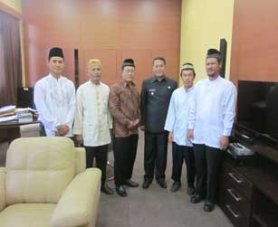 audiensi dpd ldii cilegon dengan walikota