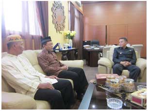 audiensi dpd ldii cilegon dengan walikota