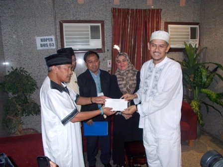 santunan korban kebakaran mobil haji