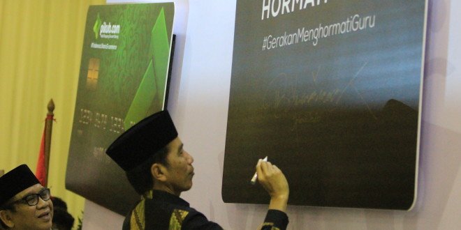 Jokowi Gerakan Hormati Guru