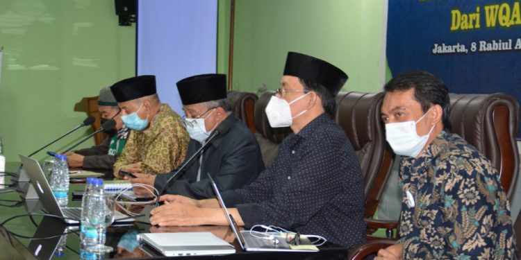 Konferensi pers yang dilaksankan menjelang Munas X MUI, pada Sabtu (21/11) di kantor MUI Pusat.