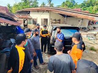 LDII Sulbar Salurkan Bantuan Kepada Pengungsi Korban Gempa