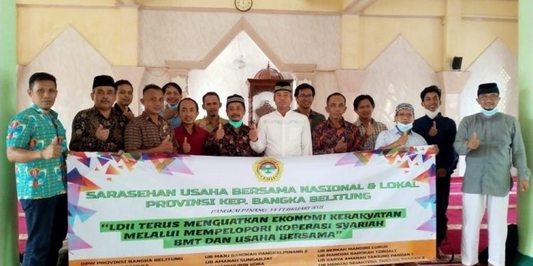 Peserta Sarasehan Nasional UB di studio mini Kota Pangkalpinang. Dok. DPW LDII Babel