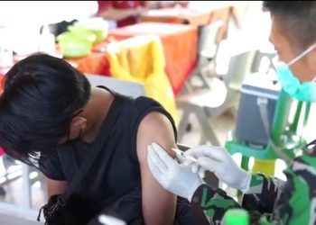 Kerja Sama dengan Kodam XIV/Hasanudin, LDII Sulsel Gelar Vaksinasi Massal Tahap 2
