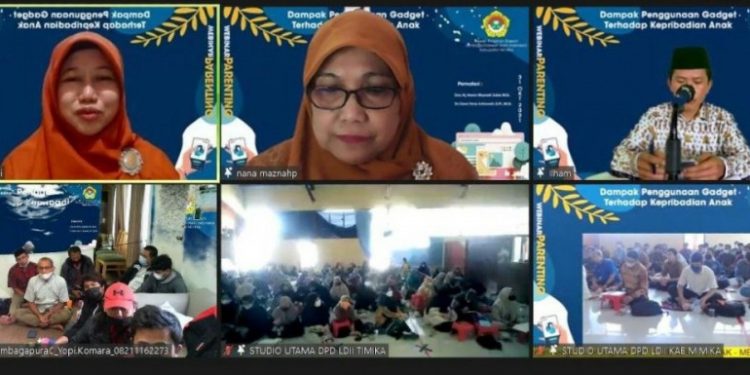 Webinar Pendidikan LDII Timika. Foto: Kiriman Daerah.