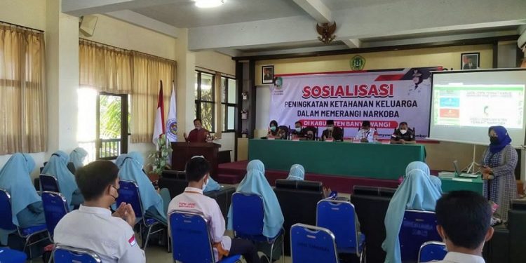Para pengurus LDII Kabupaten Banyuwangi mengikuti acara "Sosialisasi Peningkatan Ketahanan Keluarga Dalam Memerangi Narkoba". Foto: Kiriman Daerah.