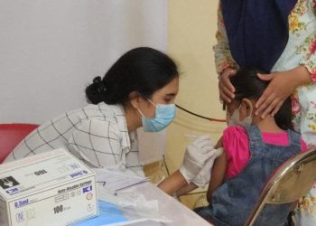 LDII dan Polsek Bekasi Timur Kolaborasi Sukseskan Vaksinasi Anak