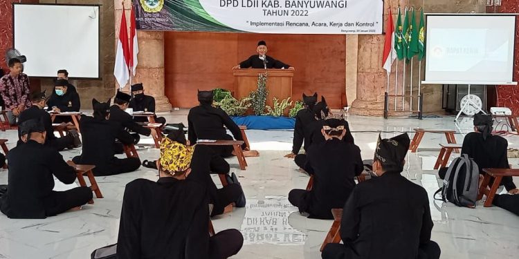 DPD LDII Banyuwangi menggelar rapat kerja. Foto: Kiriman Daerah.