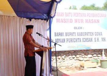 Bupati Gowa Resmikan Pembangunan Masjid Nur Hasan yang Dinaungi LDII