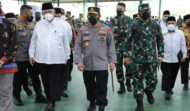 Kunjungan Kapolri ke Vaksinasi LDII