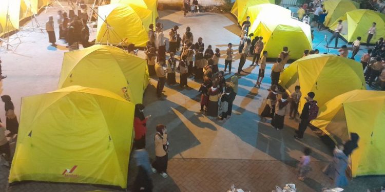 Sebanyak 266 pemuda LDII mengikuti Perkemahan Sabtu Minggu (Persami) Penggalang yang diselenggarakan Sakocab Sekawan Persada Nusantara (SPN) Kota Mojokerto. Foto: LINES.