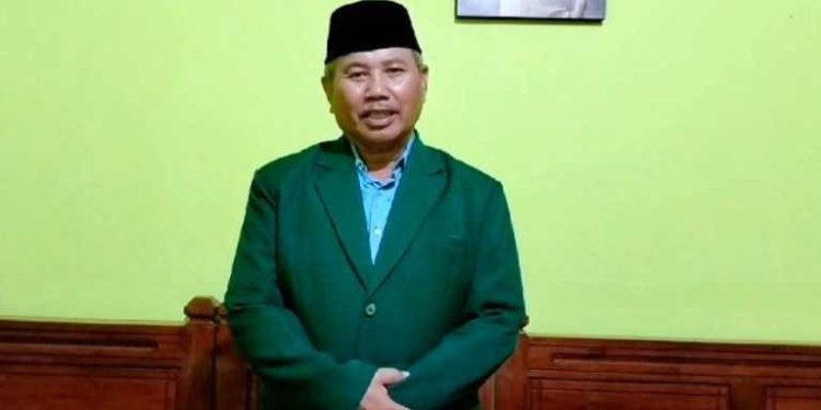 Ketua DPD LDII Kabupaten Nganjuk, Murkani mengatakan, masyarakat untuk menjaga keamanan, ketertiban, serta saling menghormati dan mempererat tali silaturahmi pascapemilu. Foto: LINES.