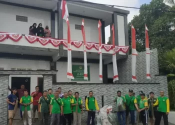 Kerja Bakti Nasional LDII LDII Gotong Royong Kerja Bakti Nasionalisme Kebangsaan Merah Putih Bersih Suci Mengepel Ngepel Solid RakernasLDII2023