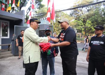 Kerja Bakti Nasional LDII LDII Gotong Royong Kerja Bakti Nasionalisme Kebangsaan Merah Putih Bersih Suci Mengepel Ngepel Solid Rakernas LDII 2023