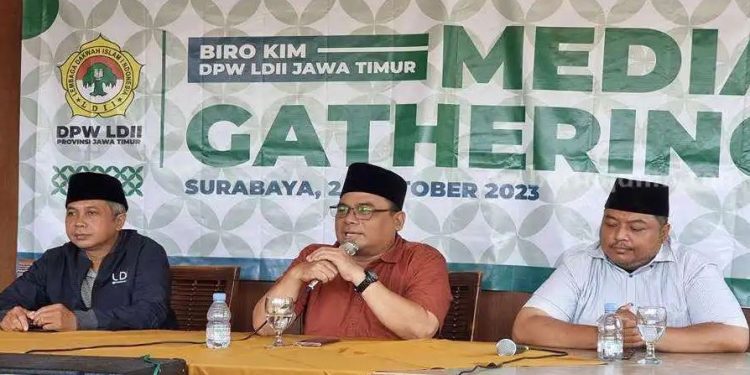 LDII Jawa Timur (Jatim) menegaskan sikap netral dan aktif yang akan diambil oleh pengurus dan anggota LDII di Jawa Timur dalam menghadapi tahun politik 2024. Foto: LINES.