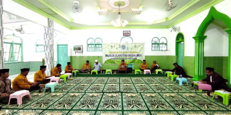 MUI Pedan menggelar pengajian rutin jelang Ramadan di masjid LDII. Foto: LINES.
