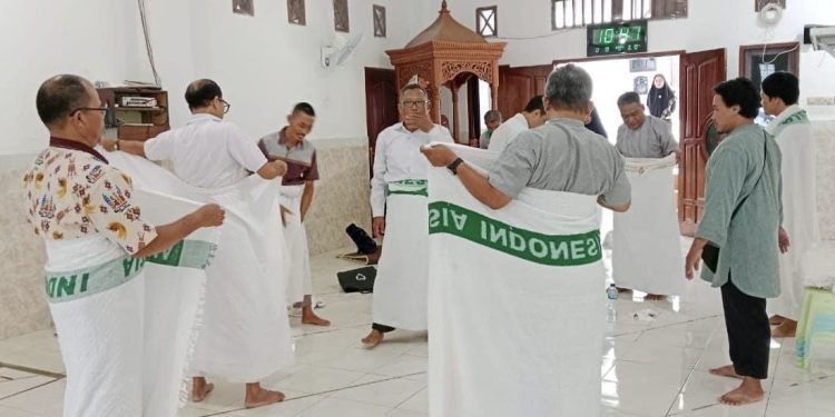 DPD LDII Kabupaten Manokwari menggelar manasik haji. Foto: LINES.