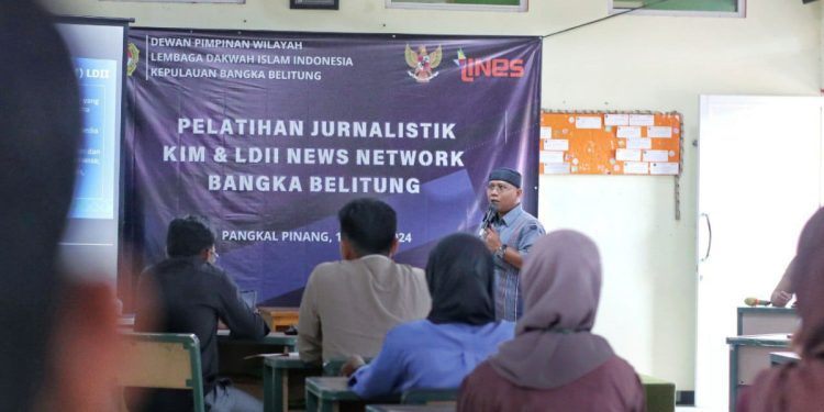 Biro Komunikasi Informasi dan Media (KIM) DPW LDII Bangka Belitung (Babel) menggelar “Pelatihan Jurnalistik Tingkat Mahir Dasar” selama dua hari. Foto: LINES.