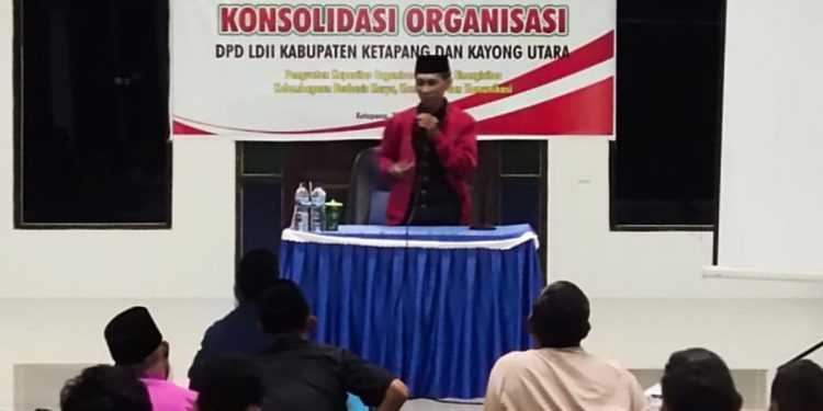 DPW LDII Kalimantan Barat (Kalbar) menggelar konsolidasi organisasi di Masjid Baiturrahman, Sukaharja Ketapang, pada Sabtu (20/7). Foto: LINES.