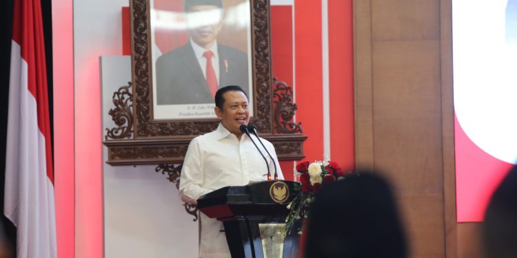 Majelis Permusyawaratan Rakyat (MPR) dan DPP LDII menandatangani nota kesepahaman (MoU) kerja sama terkait “Sekolah Virtual Kebangsaan”. Foto: LINES.