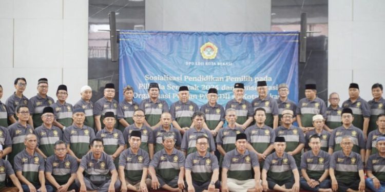DPD LDII Kota Bekasi mengadakan sosialisasi pendidikan pemilih dan konsolidasi organisasi PC dan PAC se-Kota Bekasi. Foto: LINES.
