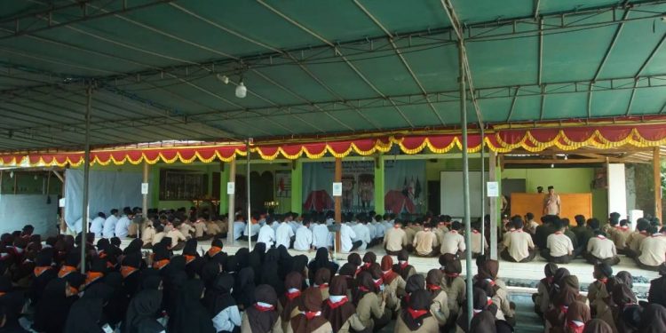 Satuan Komunitas (Sako) Pramuka Sekawan Persada Nusantara (SPN) Daerah Istimewa Yogyakarta (DIY) menggelar “Kemah Santri” menyambut Hari Santri Nasional 2024. Foto: LINES.