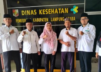 Audiensi dengan Dinas Kesehatan Lampung Utara, LDII Bahas Kerja Sama Bakti Sosial