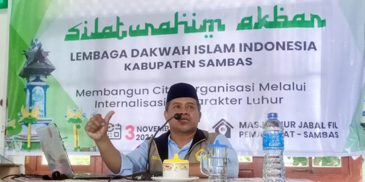 DPD LDII Kabupaten Sambas menggelar Silaturahim Akbar di  Masjid Nur Jabal Fil, Pemangkat, Kalimantan Barat (Kalbar) pada Minggu (3/11). Foto: LINES