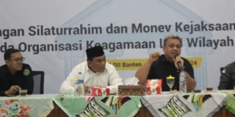 DPW LDII Banten menerima kunjungan silaturrahim jajaran Kejaksaan Tinggi (Kejati) Banten di gedung DPW LDII Banten, pada Kamis (19/12). Foto: LINES