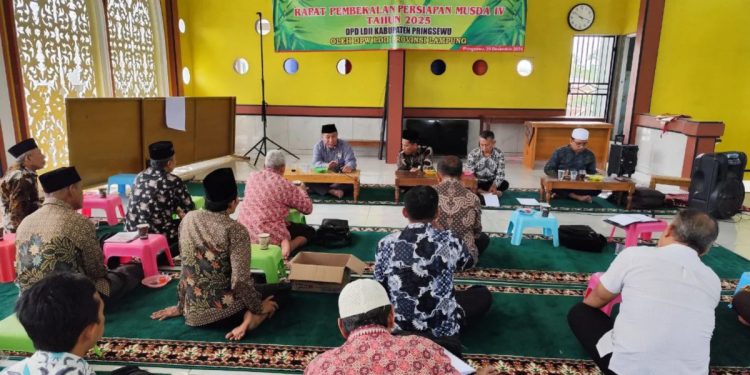 DPD LDII Pringsewu menghelat “Rapat Persiapan Musyawarah Daerah (Musda) IV”. Foto: LINES