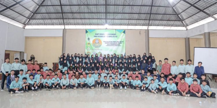 DPD LDII Kabupaten Banyumas berkolaborasi dengan Forum Komunikasi Kesehatan Islam (FKKI) Banyumas dan Puskesmas Kalibagor mengadakan Bakti Sosial Kesehatan. Foto: LINES.