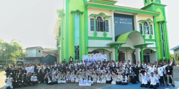 DPD LDII Kota Banjarmasin menggelar Perkemahan Akhir Tahun Ajaran Cinta Alam Indonesia (PERMATA CAI) ke-47 di Masjid Al Muhajirin, Sungai Lulut, Kota Banjarmasin, Kalimantan Selatan. Foto: LINES