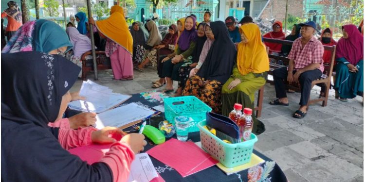 DPD LDII Kabupaten Nganjuk bekerja sama dengan Puskesmas Patianrowo menggelar kegiatan Bakti Sosial Kesehatan pada Jumat (30/11). Foto: LINES