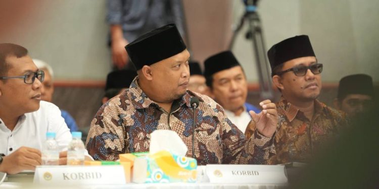 Ketua DPP LDII Bidang Komunikasi Informasi Media memaparkan program baru. Foto: LINES.