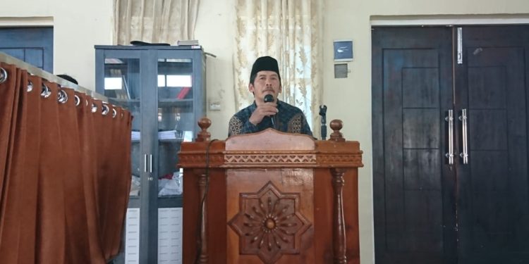 Pimpinan Cabang (PC) LDII Kayu Aro menggelar pengajian umum di Masjid Baitul Hikmah, Kayu Aro, Kabupaten Kerinci, Jambi, pada Minggu (9/2). Foto: LINES