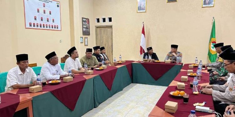 DPD LDII Purbalingga menerima kunjungan Kapolres Purbalingga, AKBP Achmad Akbar. Foto: LINES.