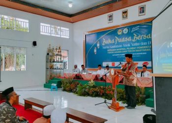 Ponpes Sumber Barokah Meriahkan Ramadan dengan Santunan Anak Yatim