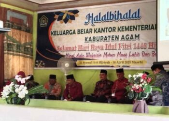 Perkuat Kebersamaan, LDII Agam Hadiri Undangan Halal Bihalal Kemenag