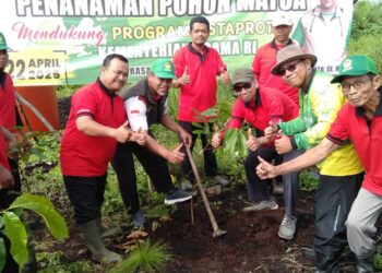 Peringati Hari Bumi LDII Kalbar Dukung Kemenag dengan Tanam Ratusan Pohon Matoa
