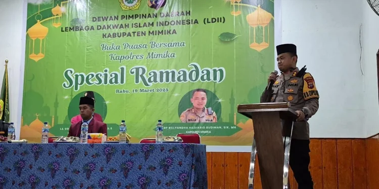 DPD LDII Mimika menggelar silaturahim dengan berbagai tokoh masyarakat, agama, dan TNI-Polri pada Rabu (19/3). Foto: LINES