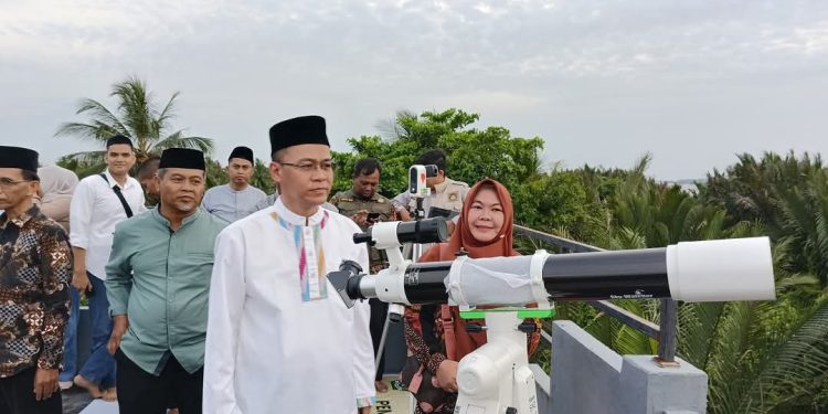 Tim Rukyatul Hilal LDII Kalimantan Barat menghadiri Rukyatul Hilal 1 Syawal 1446 H. Foto: LINES.