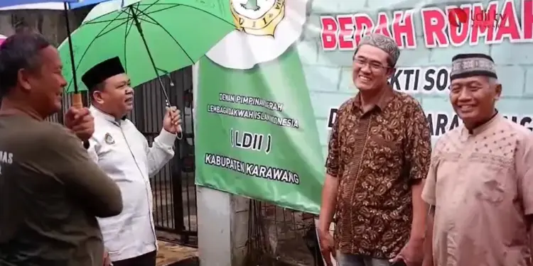 DPD LDII Kabupaten Karawang kembali melaksanakan program bedah rumah bagi warga yang membutuhkan. Foto: LINES