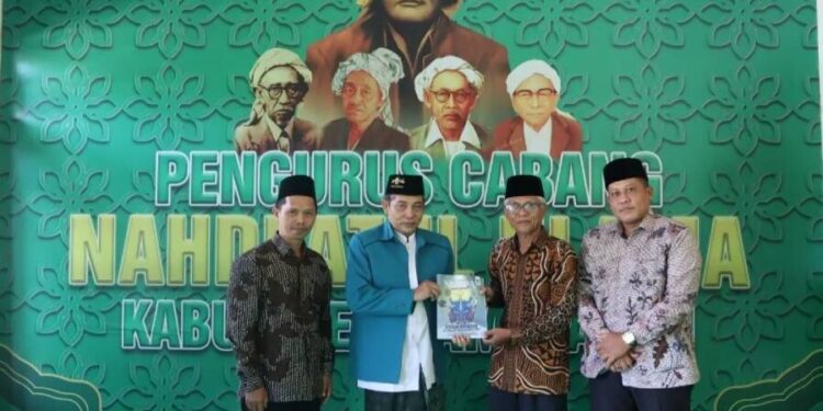 LDII Pamekasan bersilaturrahim ke PCNU Pamekasan. Foto: LINES.