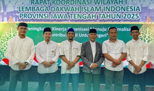 LDII Banjarnegara hadir di Rakorwil LDII Jateng. Foto: LINES.