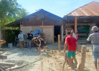 Jelang Idul Adha, Warga LDII Sumberjo Persiapkan Lokasi Sembelihan Hewan Kurban