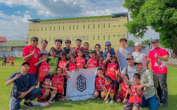 Generasi penerus (generus) PC LDII Tamalate mengikuti Festival Sepak Bola U10 dan U12 Zona Makassar Raya. Foto: LINES.