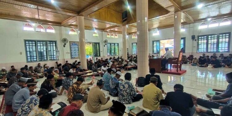 DPD LDII Kabupaten Dharmasraya kembali menggelar pengajian rutin bulanan. Foto: LINES.
