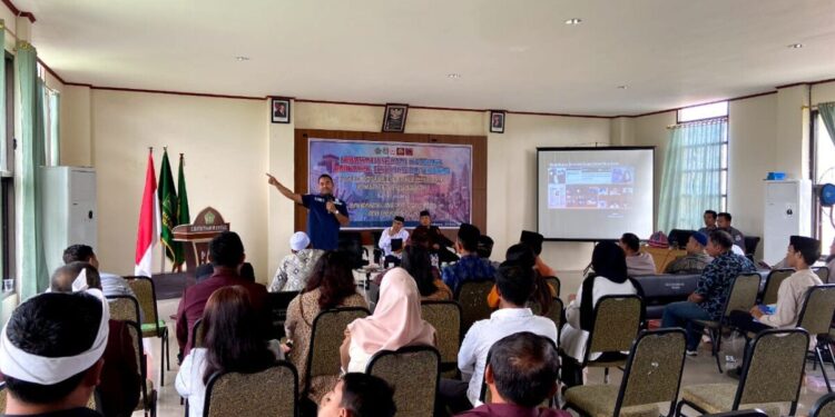 Sosialisasi “Pencegahan Intoleransi, Radikalisme, Ekstremisme, dan Terorisme” yang diadakan Forum Kerukunan Umat Beragama (FKUB) Kab. Pasangkayu. Foto: LINES.