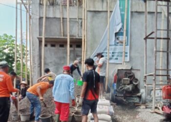 Warga Gowa dan LDII Gotong-royong Bangun Masjid Nur Hasan