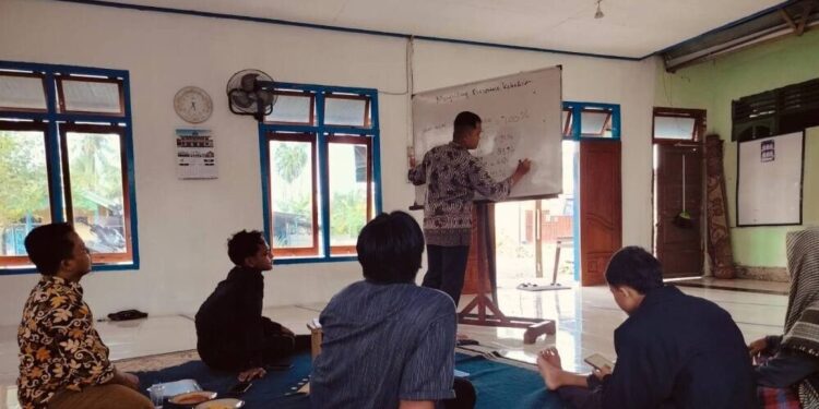 Penggerak Pembina Generus (PPG) naungan LDII Warpramasi mengikuti webinar yang diselenggarakan oleh DPP LDII. Foto: LINES.